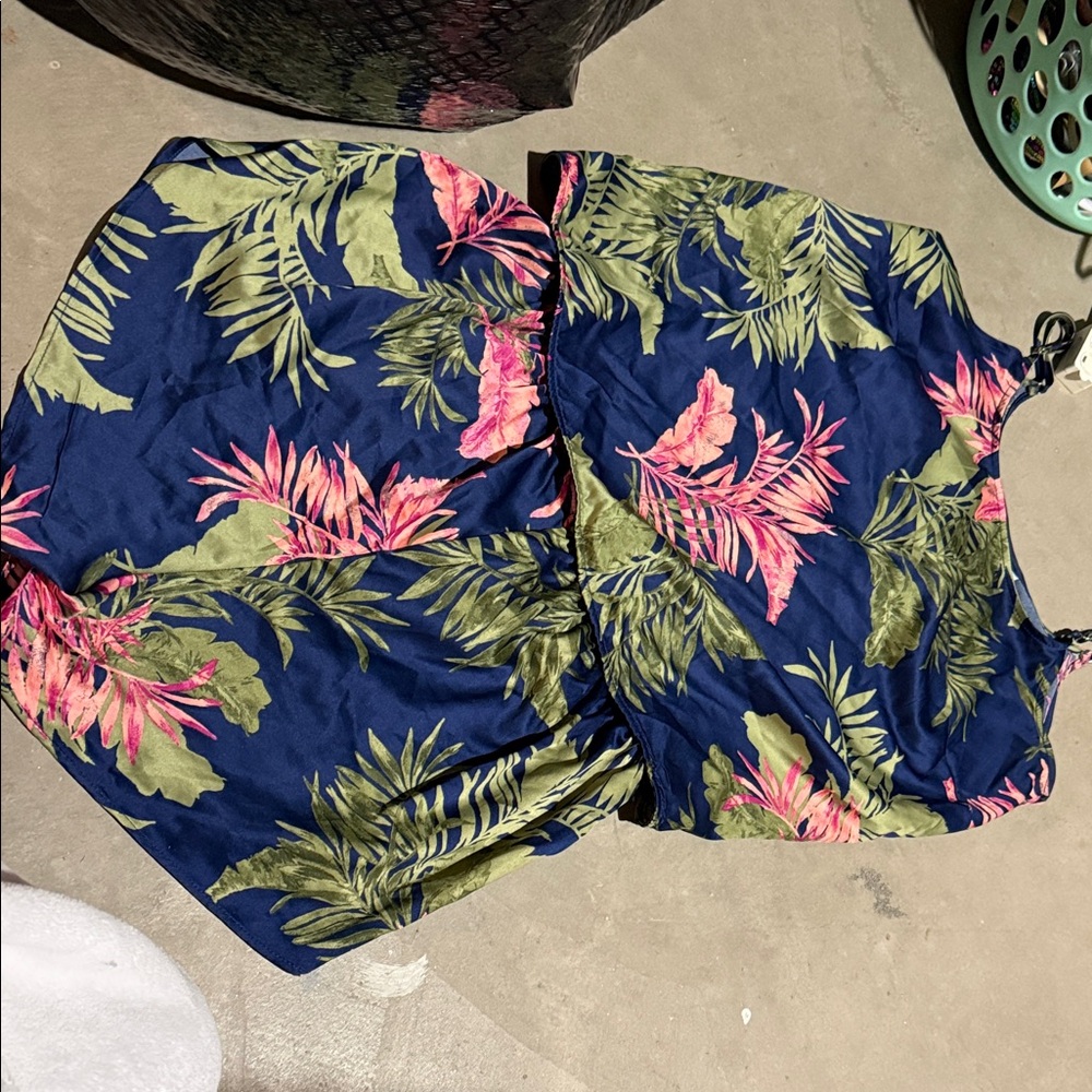 Floral Print Women's Pajama Set